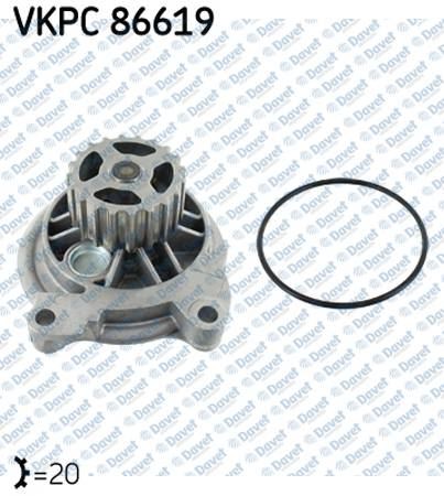 SKF VKPC 86619 Devirdaim Crafter 2.5tdi 06> Lt35 2.5tdi 96> Transporter T4 2.4d / 2.5 Tdi 92 03